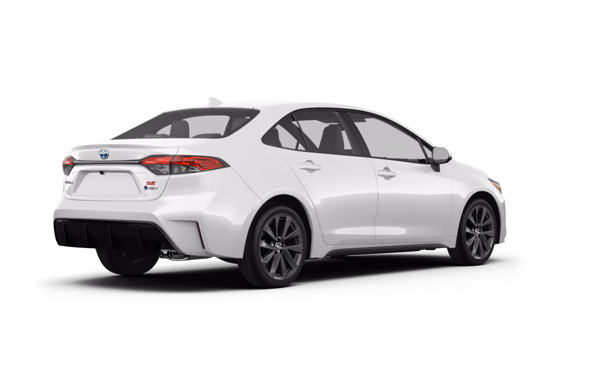 Toyota Corolla Cross Hybrid - Back view Toyota Corolla Cross Hybrid - Back view